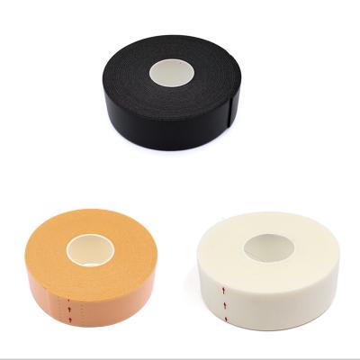 China For lash extension or other beauty uses 450cm Foam Lint Free Eye Pads / Correction Black Medical Tape Lint Sponge Roll Under Eyelash Extension Supply 450cm / Roll B corrections for sale