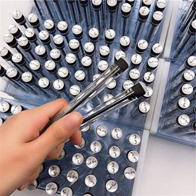 China Brow Eyebrow Brush Tube Reusable Highlight Brushing and Makeup Brushes Separate Mascara Wand Tube Crystal Eyelash Brush Eyelash Extension Tools for sale