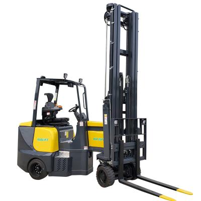 China New narrow full place applied electric stacker electric forklift for sale 2.5t VNA electric forklift for sale