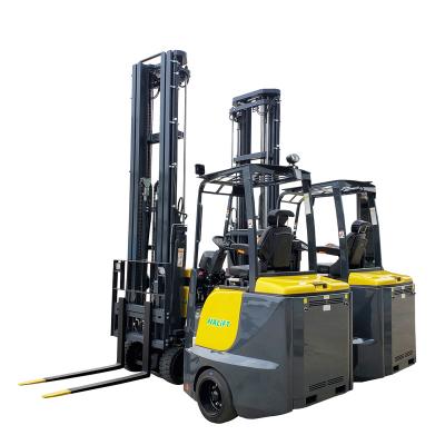 China Applied Electric Narrow Place Pallet Stacker 2.5ton Full And Motors Forklift AC Controller Sale At Low Price for sale