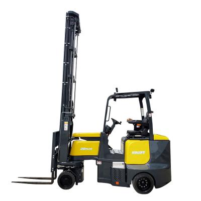 China Hot Selling High Quality Narrow Applied Small Forklift 3tons Electric Pallet Lifter Mini Place Stacker for sale