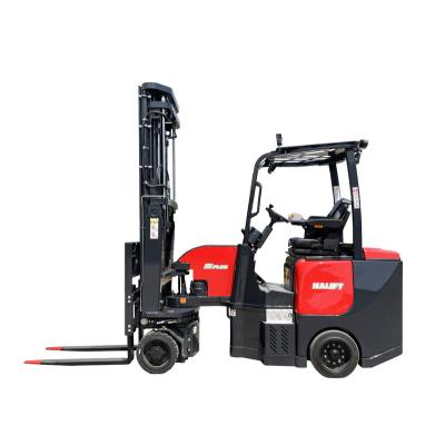 China 1500kg Narrow Spot Electric Stacker Electric Pallet Stacker Full Electric Truck Forklift for sale