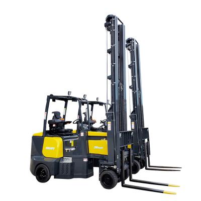 China Nalift Electric Forklift 4 Wheel Applied Large Wheel Electric Forklift Full Reach Truck With Italy ZAPI Controller for sale