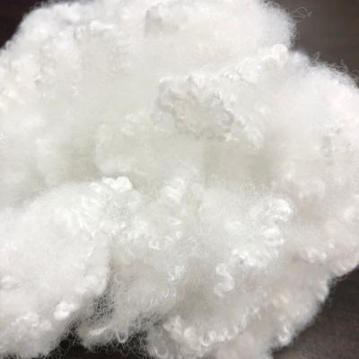 China Abrasion-resistant virgin grade cavity conjugated HCS polyester staple fibre-HCS siliconized fiber for sale