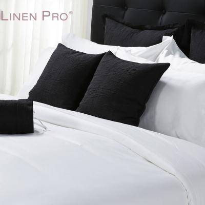 China Nondisposable Luxury Fancy Free Sample Four Piece Bedding Hotel Bed Sheet White Linen Set for sale