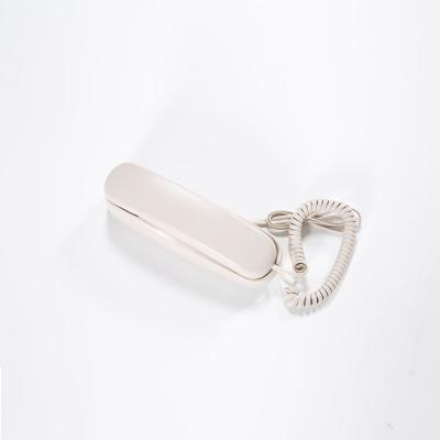 China Hands free tethered lanline desk phone handset with customized hotel logo for sale