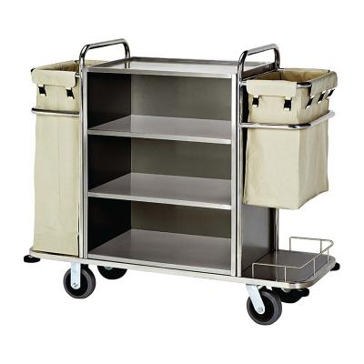 China Modern 5 Star Hotel Household Factory Price Laundry Cleaning Cart Laundry Cart for sale