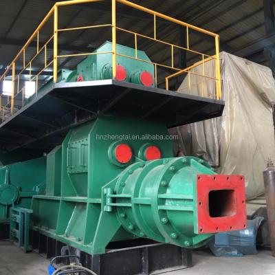 China clay shale brick making machine/vacuum extrusion clay brick machine/double stage de-aeration extruder for sale