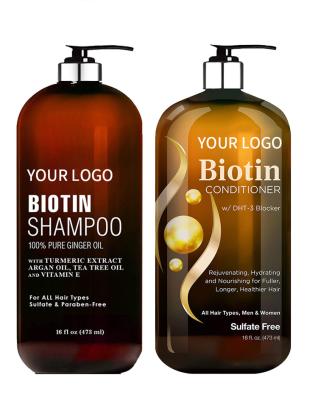 China Hair-Loss Prevention Sulfate and Paraben Free  Biotin Shampoo and Conditioner Set Best Shampoo for Thinning Hair for All for sale