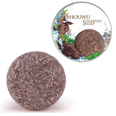 China Thickening/Volumizing Factory OEM Portable Shampoo Bar Shou Wu Shampoo Soap Natural Shampoo bar for Hair Loss for sale