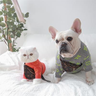 China Fashionable OEM Velvet Korean Funny big brand designer sustainable dog clothes luxury wholesale for sale