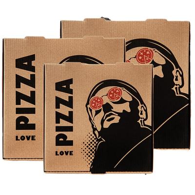 China Custom Cheapest Recycled Food Packaging Materials Corrugated Pizza Box for sale