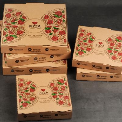 China Recycled Materials 12 13 14 15 16 Inch Custom Printed Cheap Packaging Motorcycle Pizza Delivery Corrugated Paper Box For Bike for sale