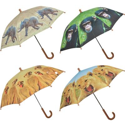 China Minimalist Back To School Class Kids Durable Lightweight Folding Umbrella Out Of Africa Donkey for sale