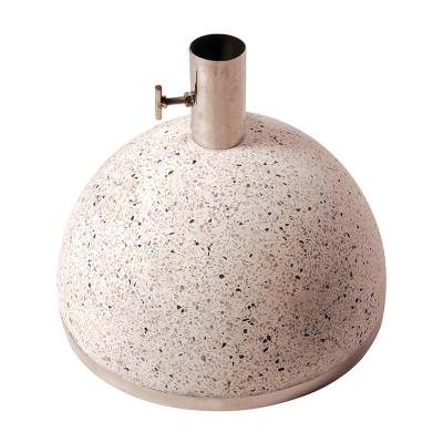 China Best Selling White Durable Umbrella Base Terrazzo Umbrella Base Umbrella Base Umbrella Base for sale