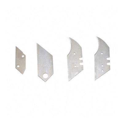 China Slide Best Selling Custom 0.4mm 62-64HRC Ck75 Open Trapezoidal Knife Blade for sale