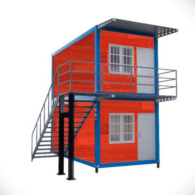 China Modern 20ft Container Home Staff Camp Labor Camp Houses Kenya Prefab Mobile Home Unit Assembly House for sale