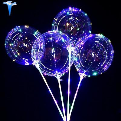 China Hot Bobo Balloons White Led Air Balloon Lamp 60cm/100cm/120cm for sale