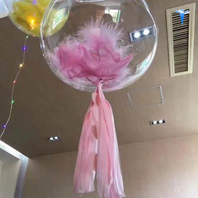 China Bulk Lights Inside Hot Sale Led Rose Glowing Balloon Reusable 60cm/100cm/120cm for sale