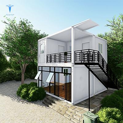 China Contemporary Swimming Pool Single Van 30 Ft Expandable Container House for sale