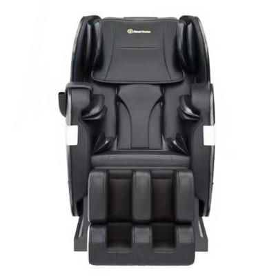 China Eletric RealRelax 3 Seat Weightless Recliner Pedicure Black Luxury Massage Chair Airbag Free Shipping USA for sale