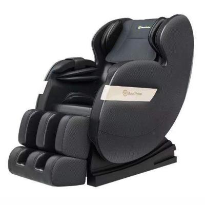 China Electric Realrelax Shiatsu Electric Comfort Full Body Massage Black Leather Chair Favor-03 for sale