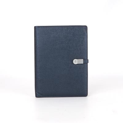 China Printed leather refillable a5 hardcover personalized journal notebook with pen for sale