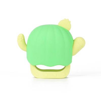 China Toy Promotional Educational Popular Hot Soft Selling Baby Mushroom Teether Food Grade Silicone Baby Toddler Toys for sale