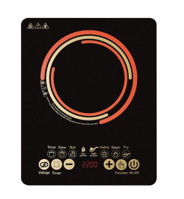 China Hotel Wholesale 1500W Induction Cooker Sensor LED Display Touch Induction Cooker for sale