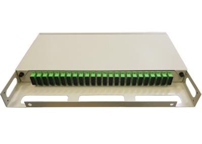 China Dustproof Fiber Optic Box / Rack Mount Fiber Termination Box CFCZ/2SC24 for sale