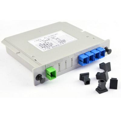 China Passive Optical Splitter 1xN 2xN Ght Quick Connect Termination Type PLC Splitter Module for sale