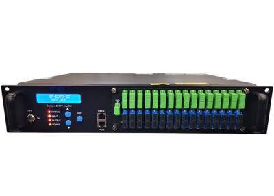 China 1550nm EDFA Optical Amplifier GFD1550-EBM SC/2U 32 Ports With WDM XPon OLT Input for sale