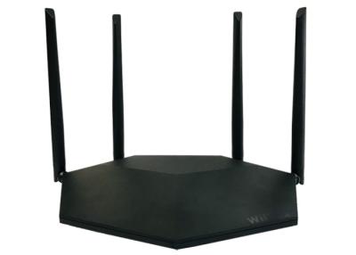 China antenas plásticas Mesh WiFi Router del negro dual de la banda del router de 1800Mbps WiFi6 4 en venta