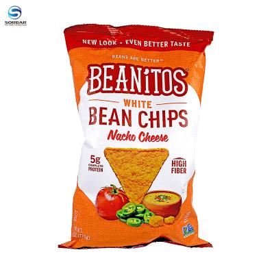 China Barrier Plastic Transparent Corn Tortilla Potato Banana Plantain French Fries Packaging Bags for sale