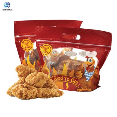 China Safety Plastic Frozen Chicken Feet Roast Packaging OPP CPP Bags for sale