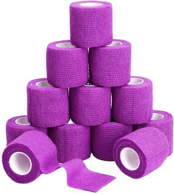 China Breathable Cohesive 2.5cm*4.5m Pet Bandage For Horse Sports Roll Bandages for sale