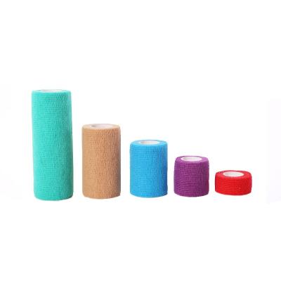 China 3.8cm*6.9m Sport Waterproof Waterproof Skin Color Tubular Lightweight Elastic Adhesive Bandage With Glue Breathable Fabric for sale