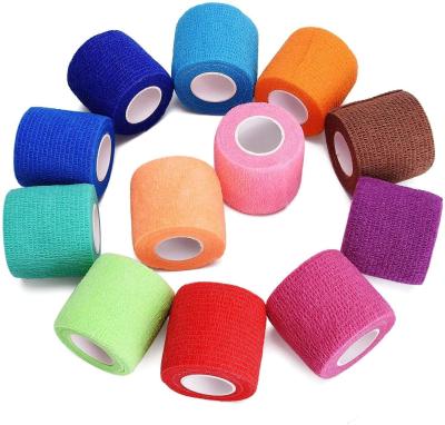 China Sport 7.5cm*4.5m EAB Easy Tear White Waterproof Tubular Light Elastic Adhesive Bandage With Feather Edge For Sportsman for sale