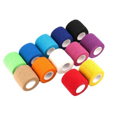 China 10cm*6.9m Breathable Customized Cohesive Elastic Adhesive Bandage Sports Roll Bandages In Boxes for sale