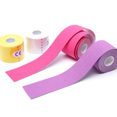 China Wholesale Leg Kinesiology Sports Tape Therapeutic Kinematics kinesiotaping 5cmx5m ce/iso/certificates approved approved for sale