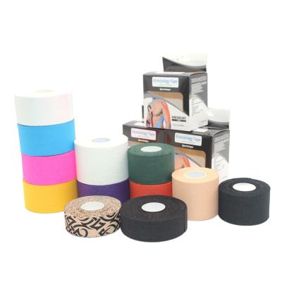 China Hot Selling Russia Leg Cotton Kinsiology Material Rock Elastic Band Custom Self-Cutting Kinsiology Tape For Muscle Building Athletesing for sale