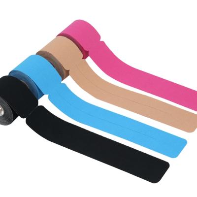 China Wholesale Cheap Hot Selling Leg Fitness Muscle Kinesiology Multicolor High Quality Pre Cut Waterproof Tape for sale