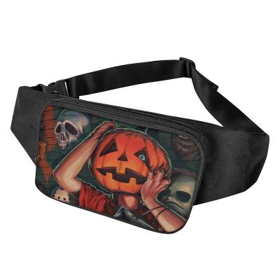 China Factory direct Halloween funny funny fitness anti-theft and exercise waist bag unisex welcome to describe the exclusive customized waist bag for sale