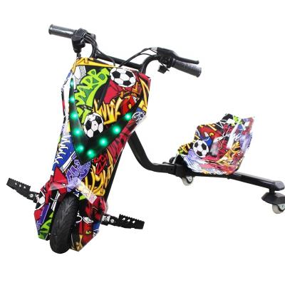 China 2021 new trend unisex drift 150w 24v electric scooter scooty tricycle for kids 5-12 years old for sale