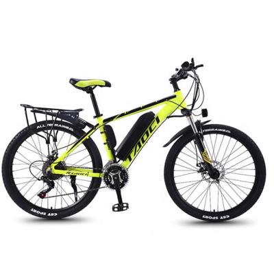 China Cheap Popular 26 Inch Aluminum Alloy Adult Outdoor Mountain Electric Bike for sale