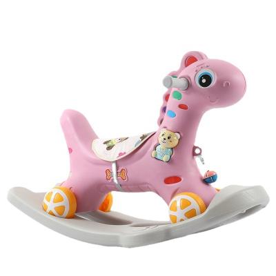 China Ride On Toy Cheap Rocking Horse For Kids/Pink Plastic Rocking Horse For Baby/Kids Ride On Toys for sale