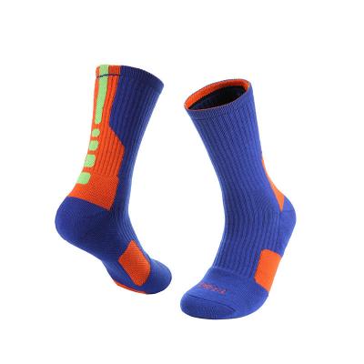 China Custom Logo Antibacterial Mens Thick Cotton Antibacterial Cycling Athletic Socks Sport for sale