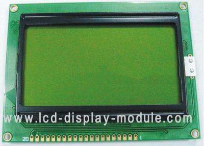 China des Anzeigen-Moduls STN 128x64 einfarbige LCD Gelbgrünhintergrundbeleuchtung zu verkaufen