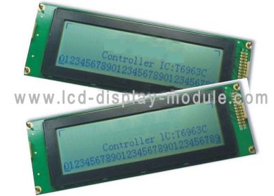 China Conductor gráfico positivo brillante IC T6963C de FSTN Transflective 240x64 LCD en venta