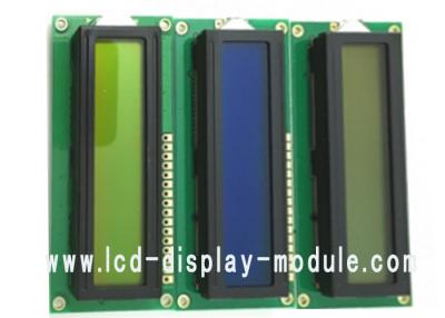 China Charakter LCD-Anzeige STN der Anzeigen-16x2 blaues weißes Charakternegativ zu verkaufen